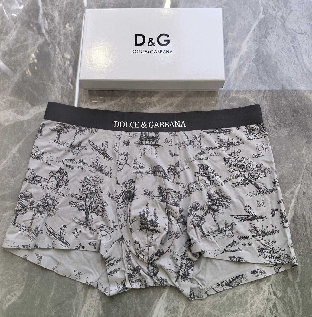 Dolce & Gabbana Modal Men's Boxer Briefs - 3-Piece Box
