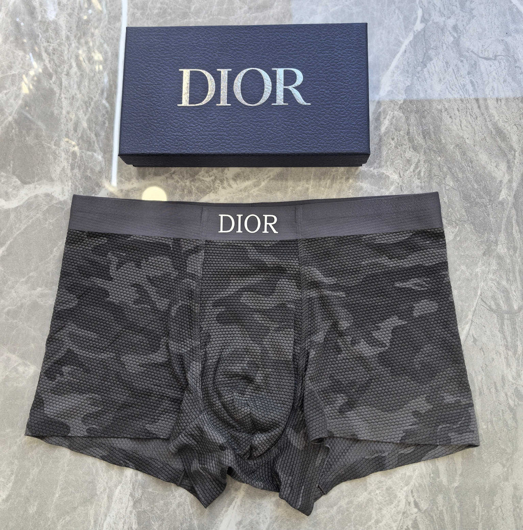 Dior Nylon Blend Men's Boxer Briefs - 3-Piece Box