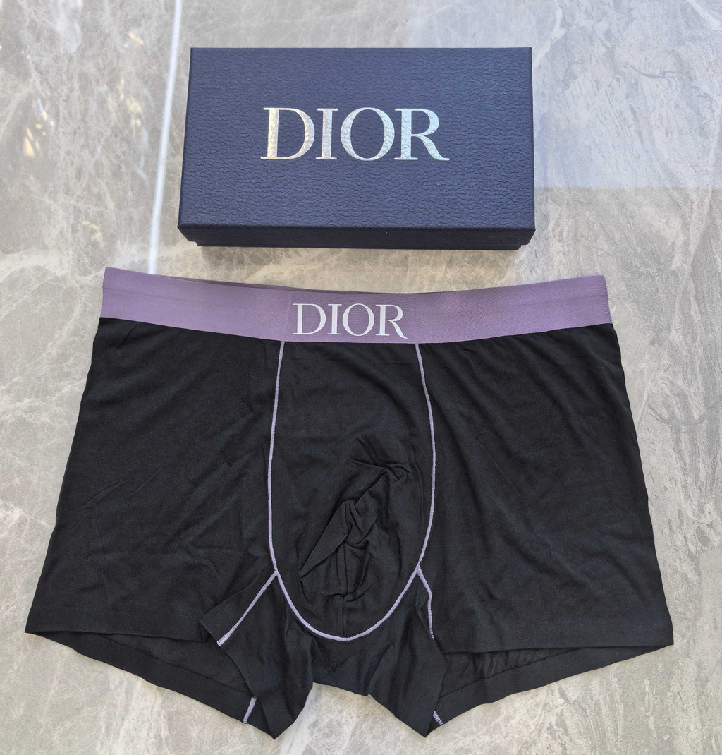 Dior Nylon Blend Men's Boxer Briefs - 3-Piece Box
