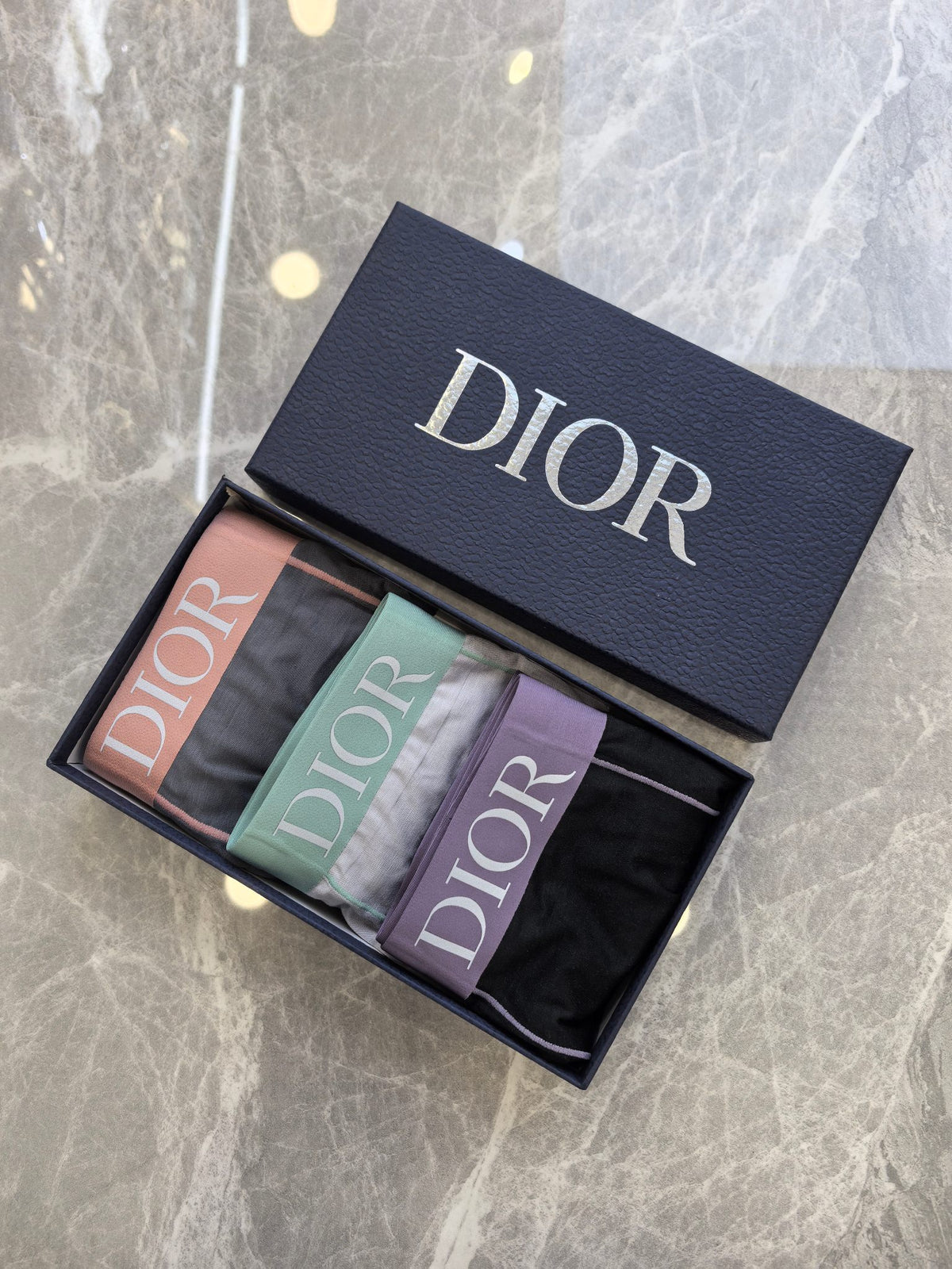 Dior Nylon Blend Men's Boxer Briefs - 3-Piece Box