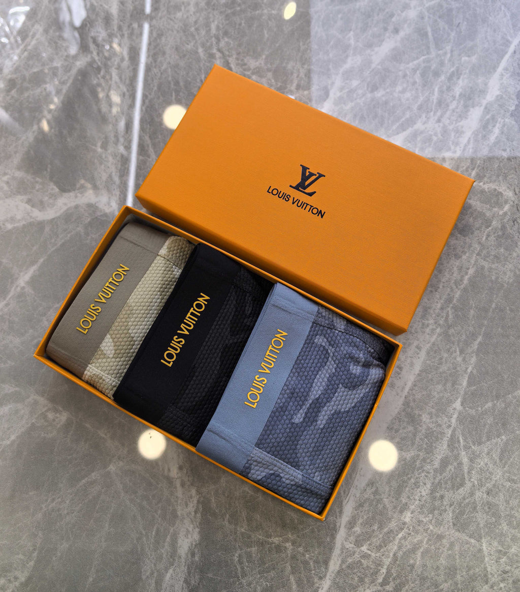 Louis Vuitton Men's Boxer Briefs - 3-Piece Box