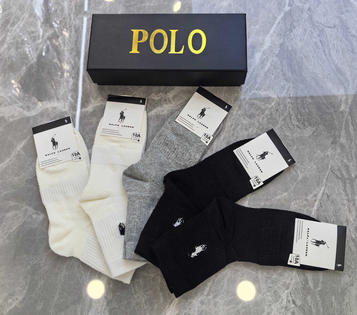 Cotton Crew Socks - 5-Pair Pack