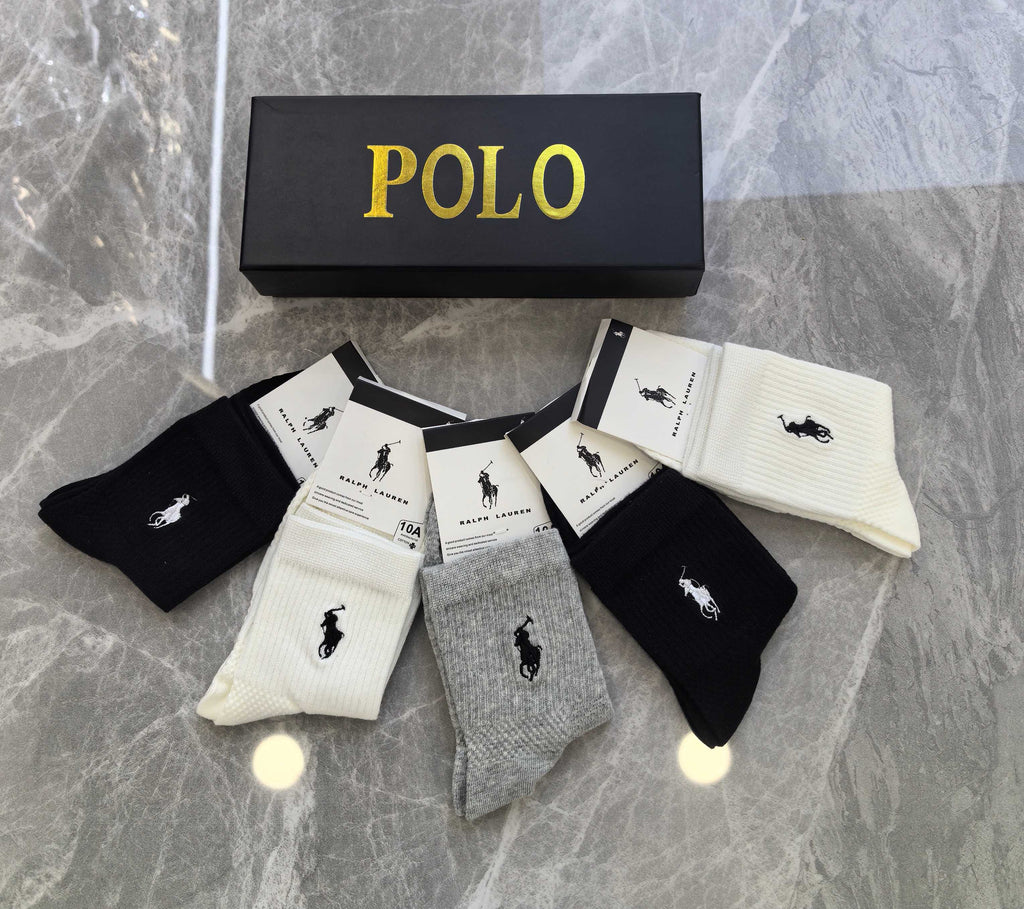 Cotton Crew Socks - 5-Pair Pack