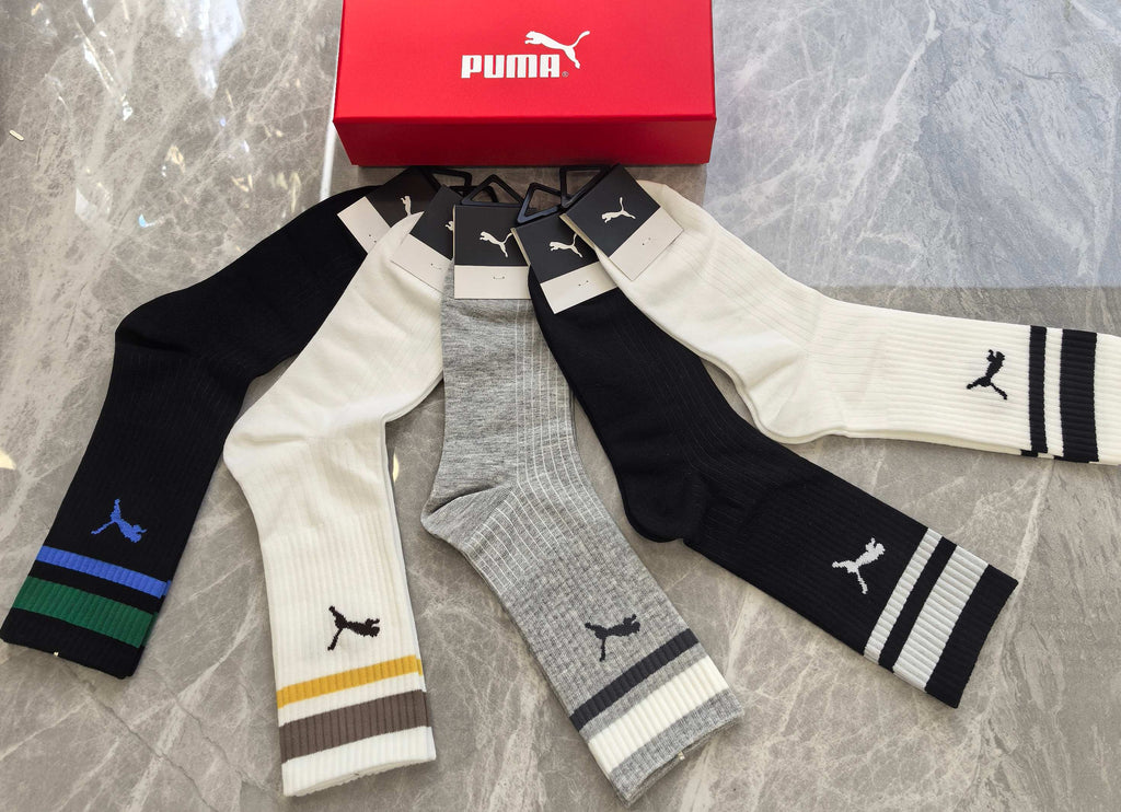Cotton Crew Socks - 5-Pair Pack