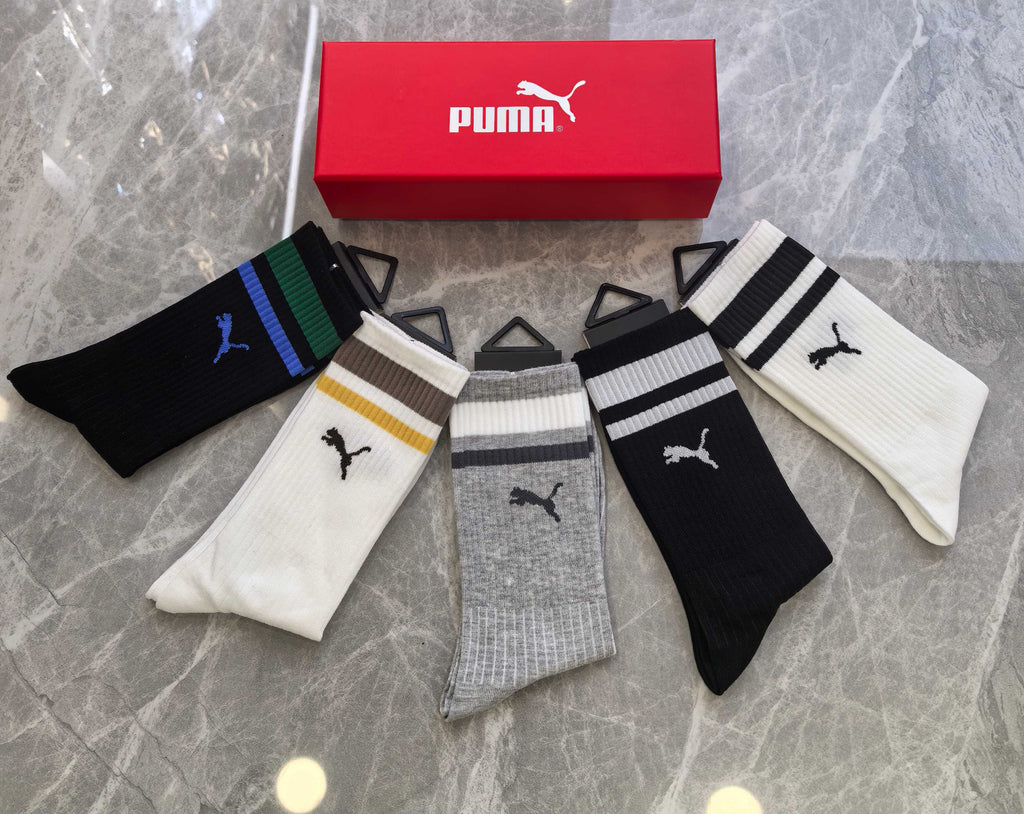 Cotton Crew Socks - 5-Pair Pack