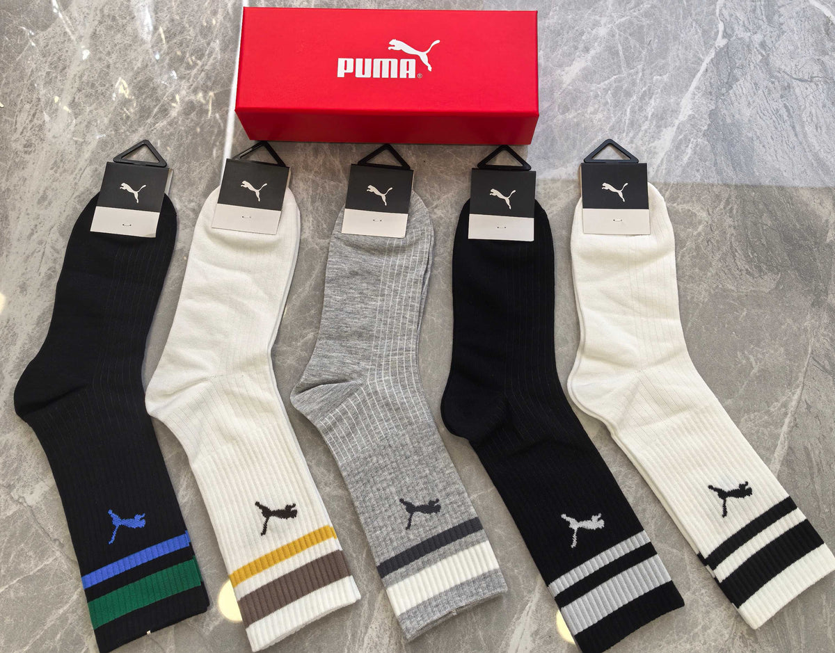Cotton Crew Socks - 5-Pair Pack