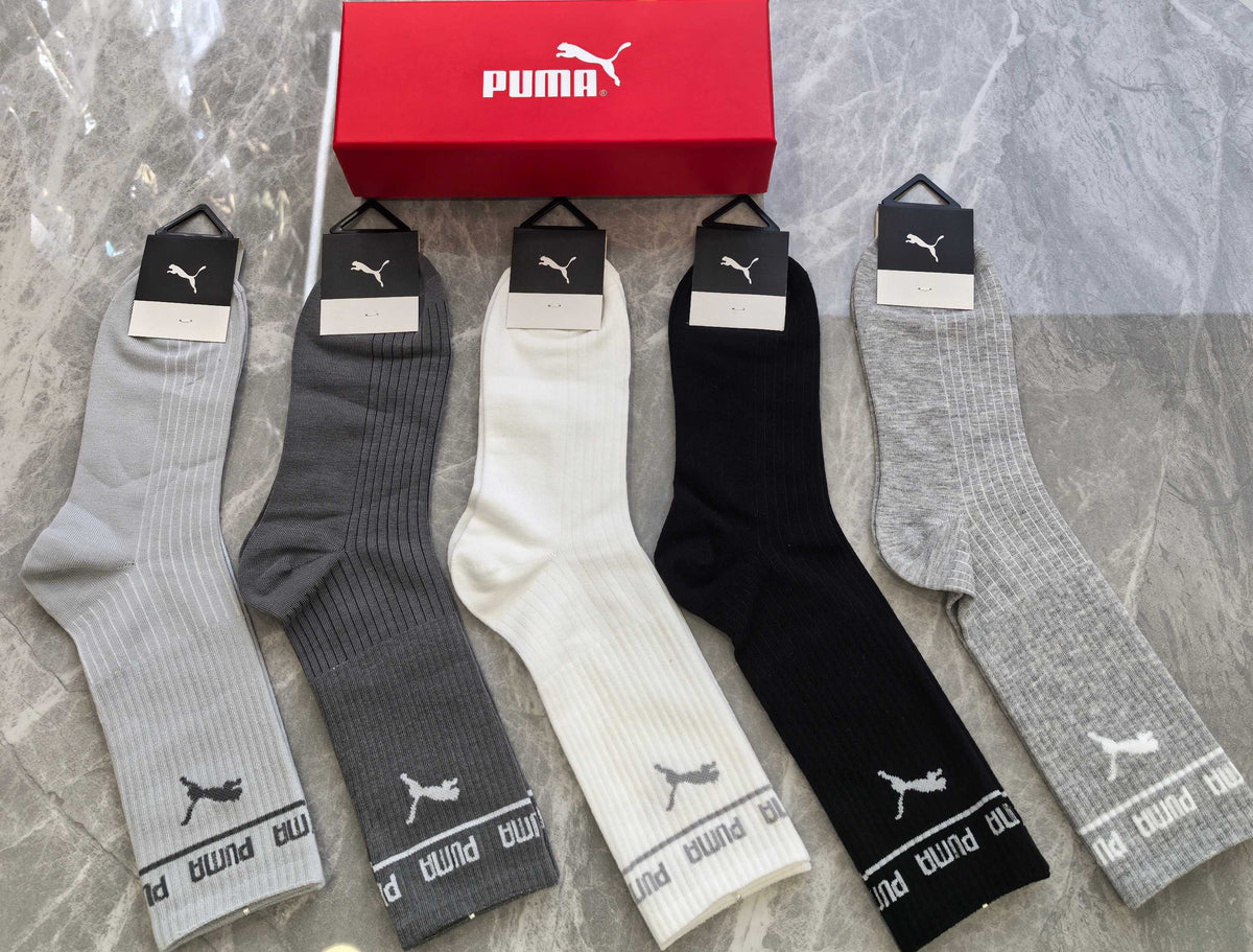 Cotton Crew Socks - 5-Pair Pack