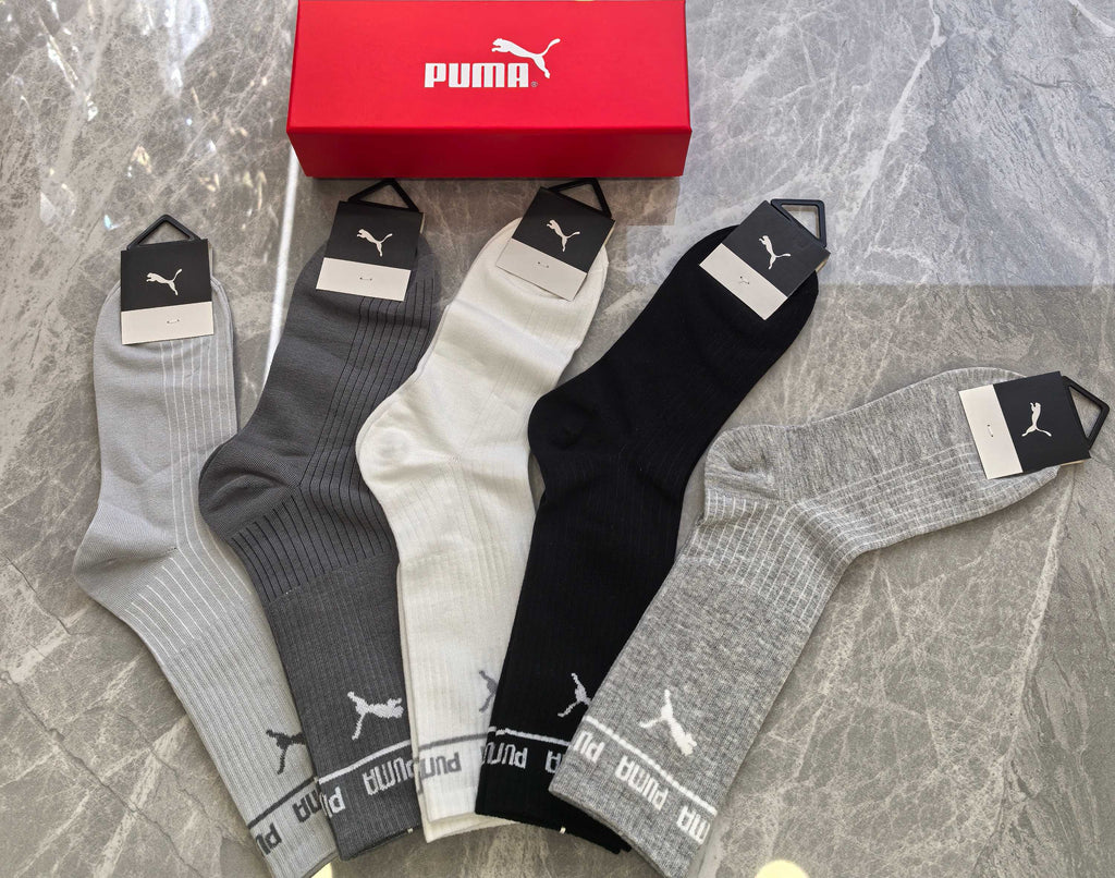 Cotton Crew Socks - 5-Pair Pack