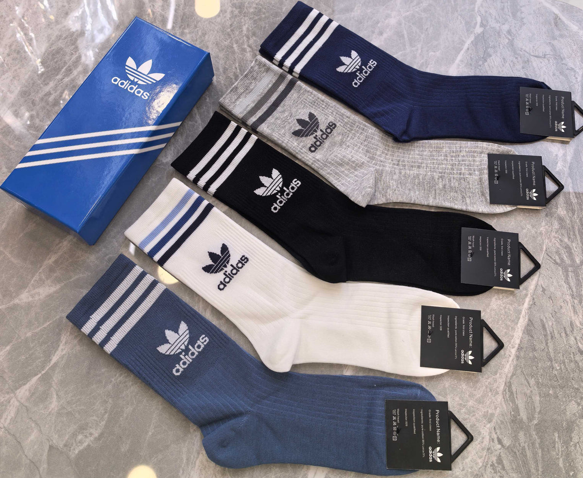 Adidas Cotton Short Socks - 5-Pair Pack