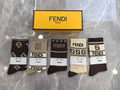 Fendi Cotton Short Socks - 5-Pair Pack