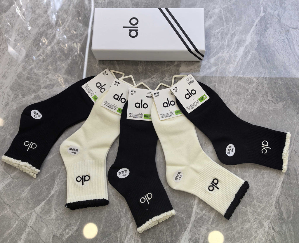 Alo Cotton Short Socks - 5-Pair Pack