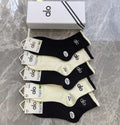 Alo Cotton Short Socks - 5-Pair Pack