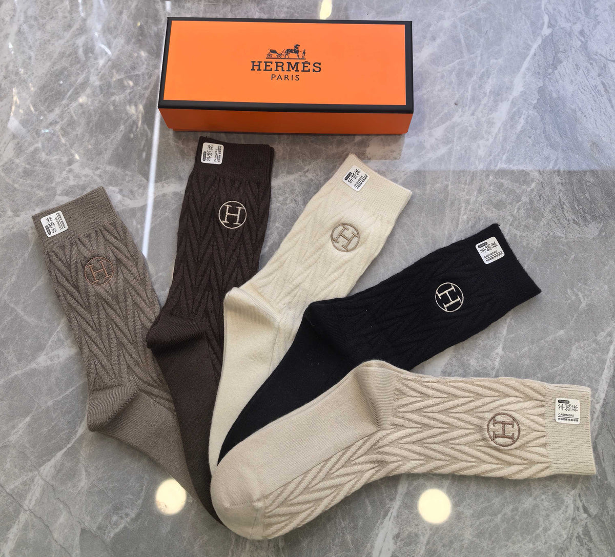 Hermes Short Socks - 5-Pair Pack