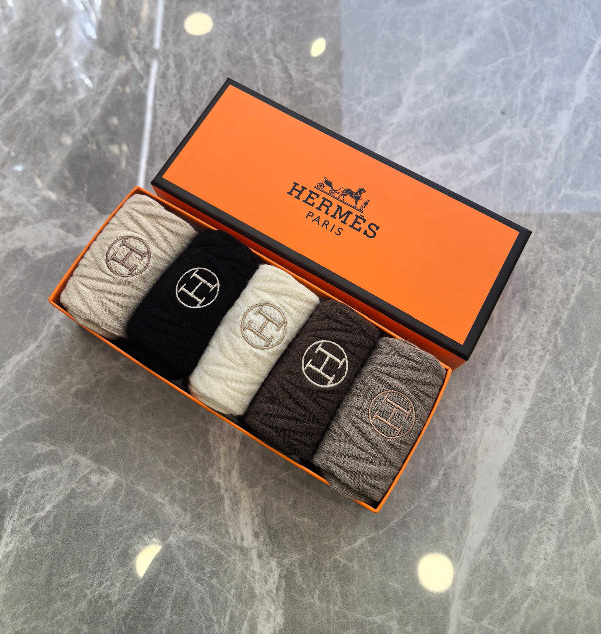 Hermes Short Socks - 5-Pair Pack