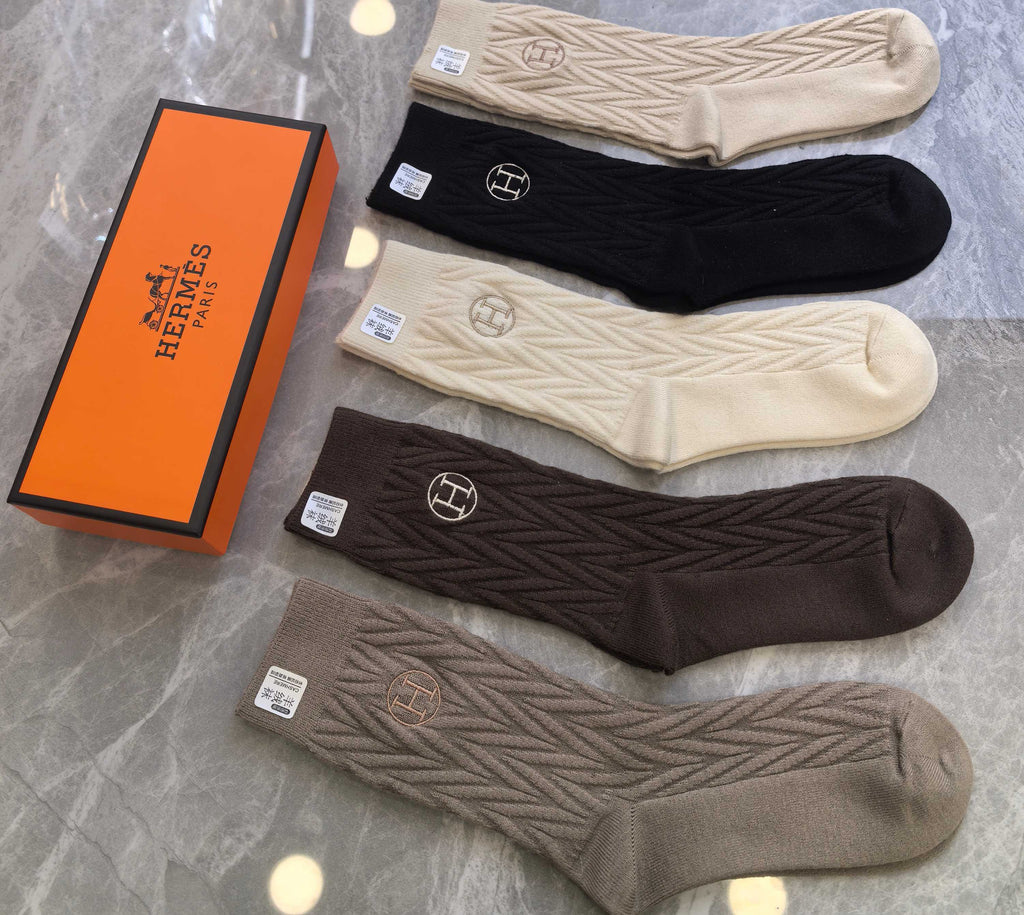 Hermes Short Socks - 5-Pair Pack