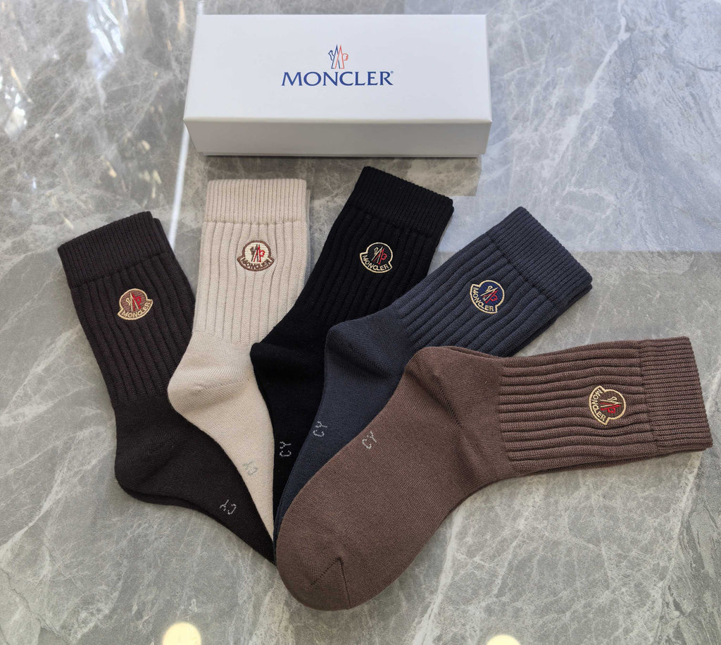 Moncler Short Socks - 5-Pair Pack