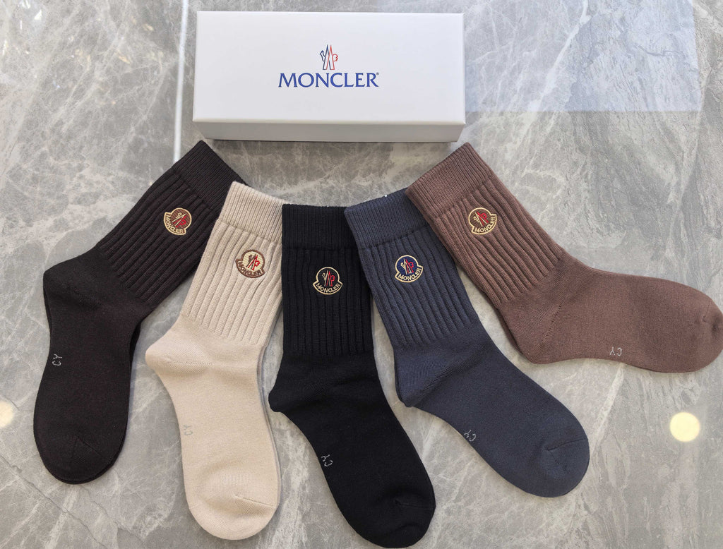 Moncler Short Socks - 5-Pair Pack