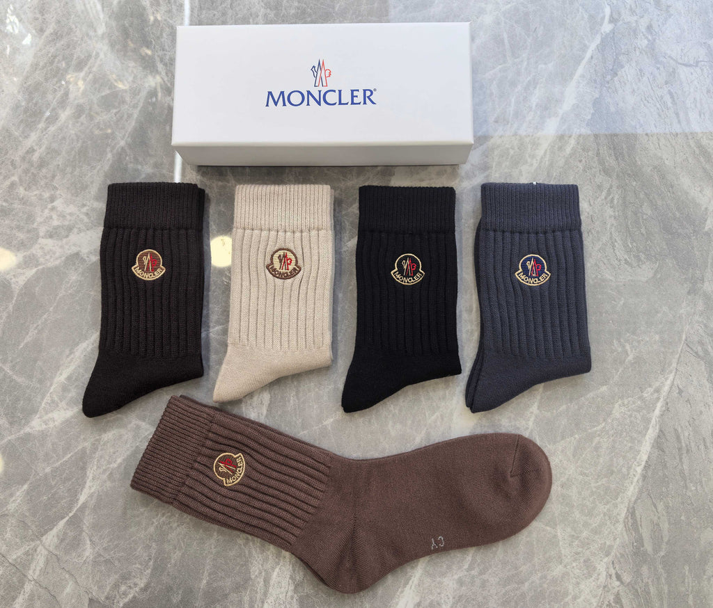 Moncler Short Socks - 5-Pair Pack