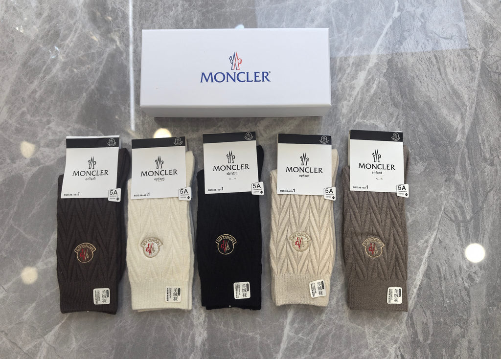 Moncler Short Socks - 5-Pair Pack