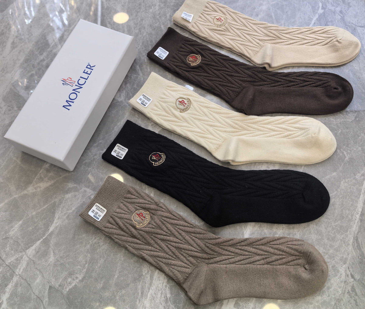 Moncler Short Socks - 5-Pair Pack