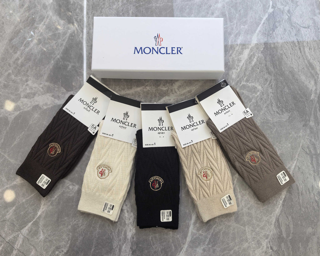 Moncler Crew Socks - 5-Pair Pack