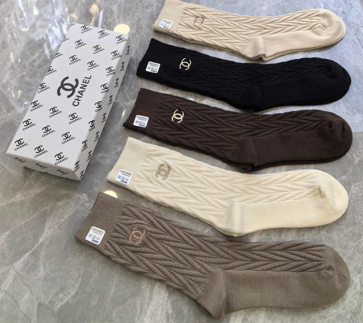 Chanel Short Socks - 5-Pair Pack