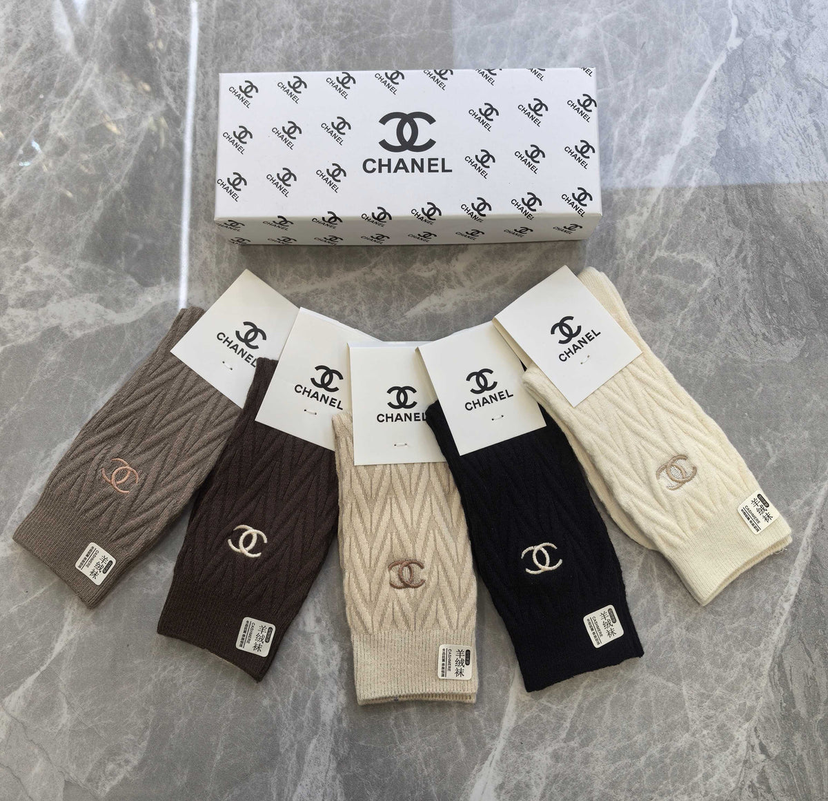 Chanel Short Socks - 5-Pair Pack