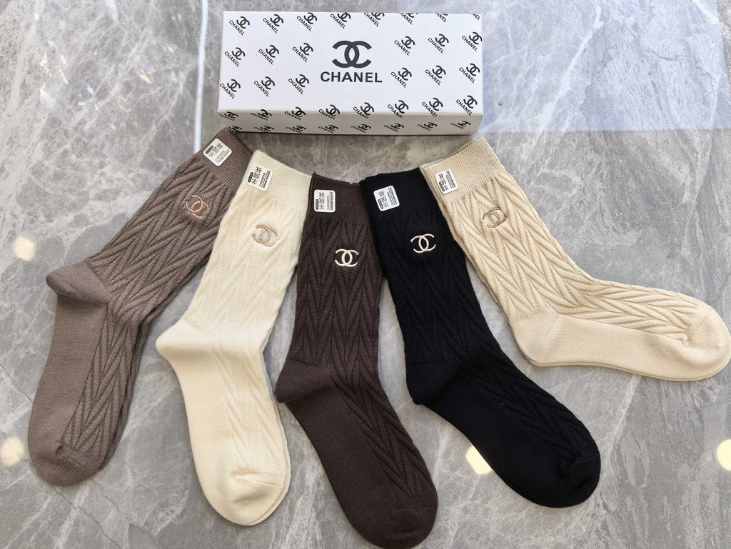 Chanel Short Socks - 5-Pair Pack