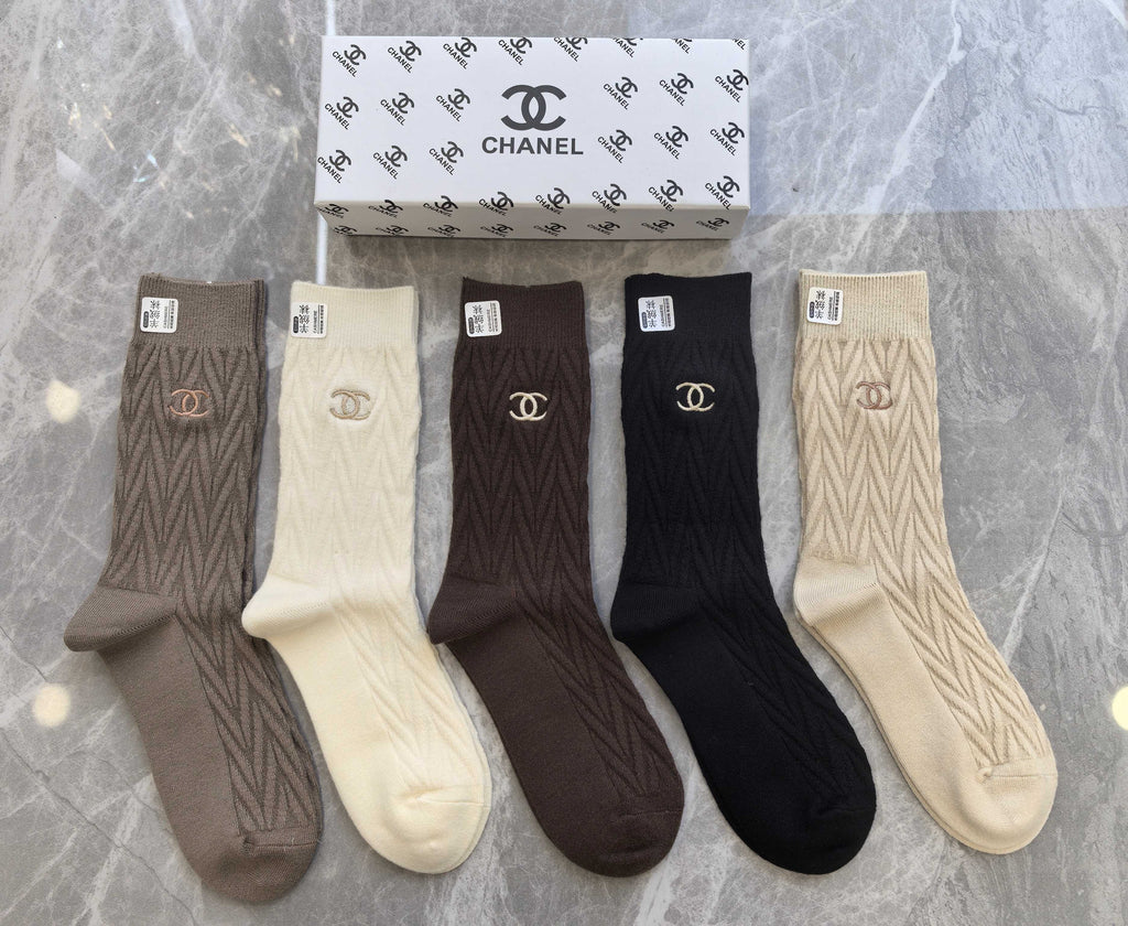 Chanel Short Socks - 5-Pair Pack