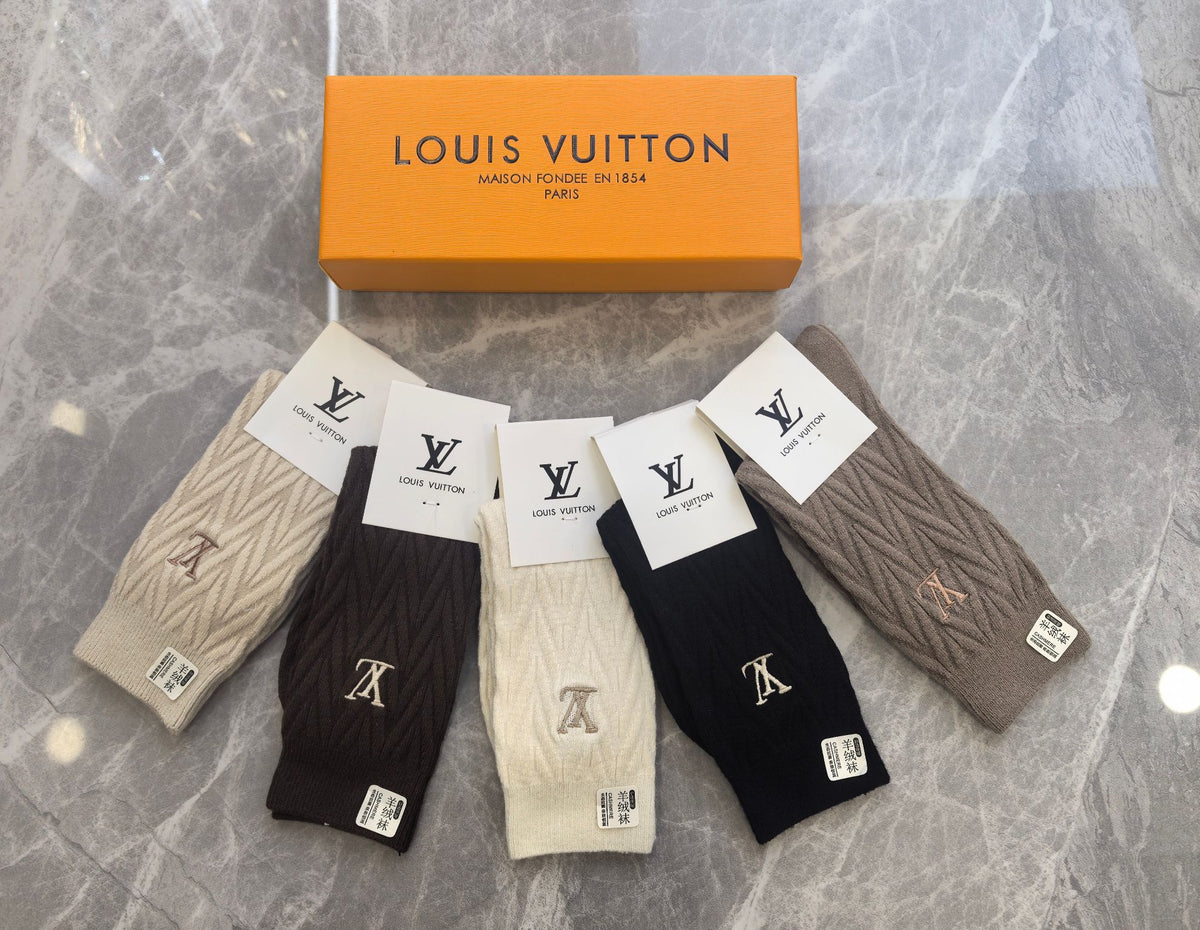 Louis Vuitton Short Socks - 5-Pair Pack