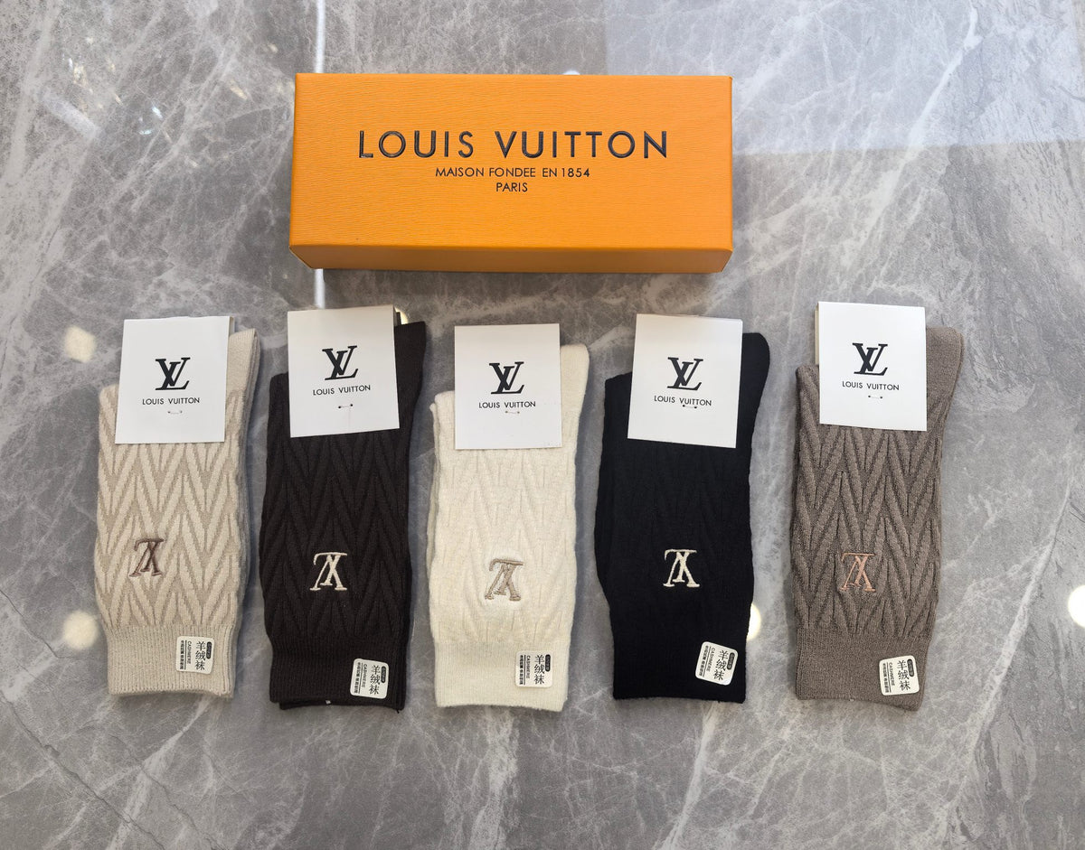 Louis Vuitton Short Socks - 5-Pair Pack