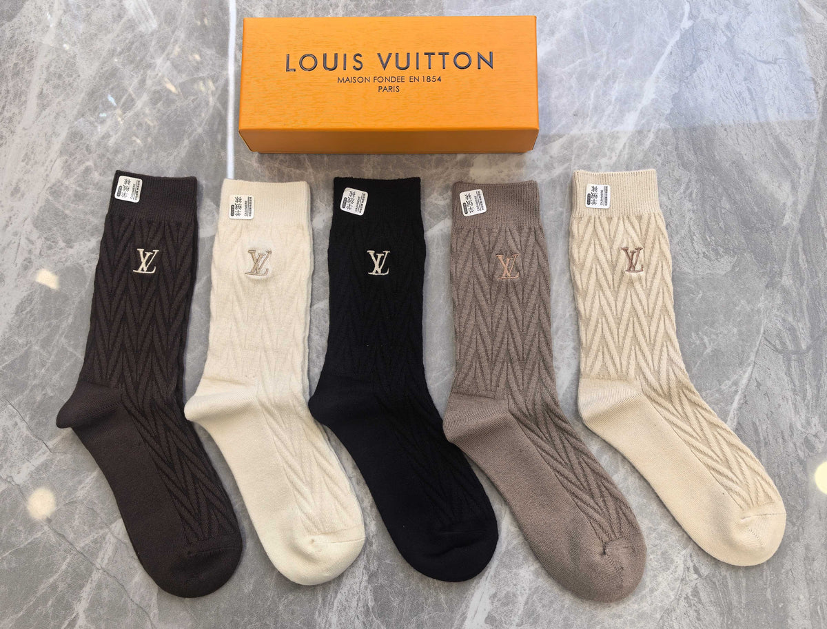 Louis Vuitton Short Socks - 5-Pair Pack