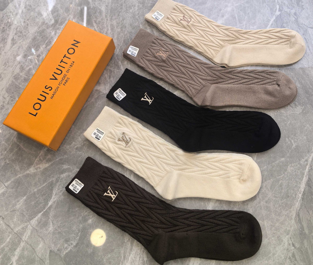Louis Vuitton Short Socks - 5-Pair Pack