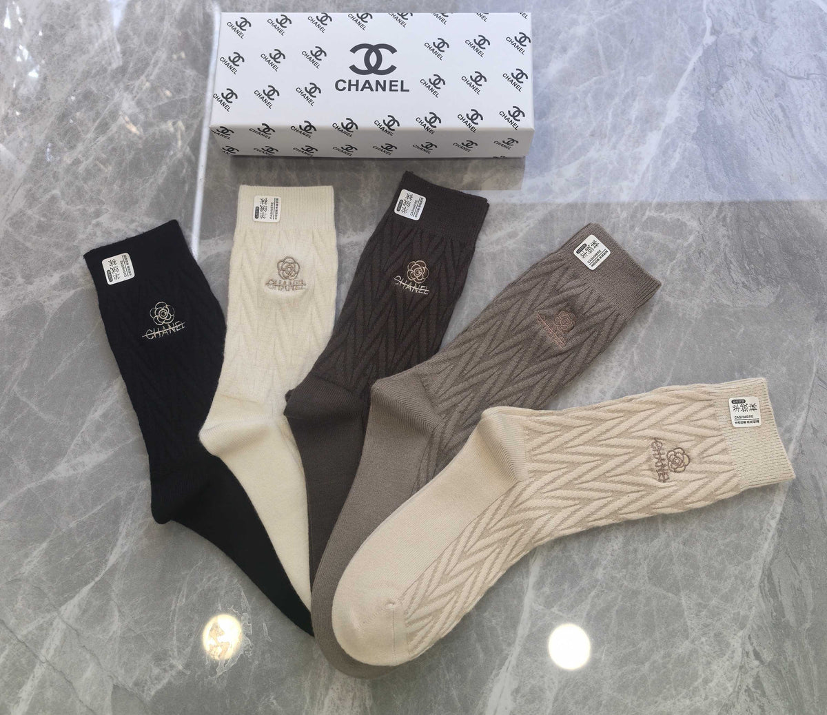 Chanel Short Socks - 5-Pair Pack