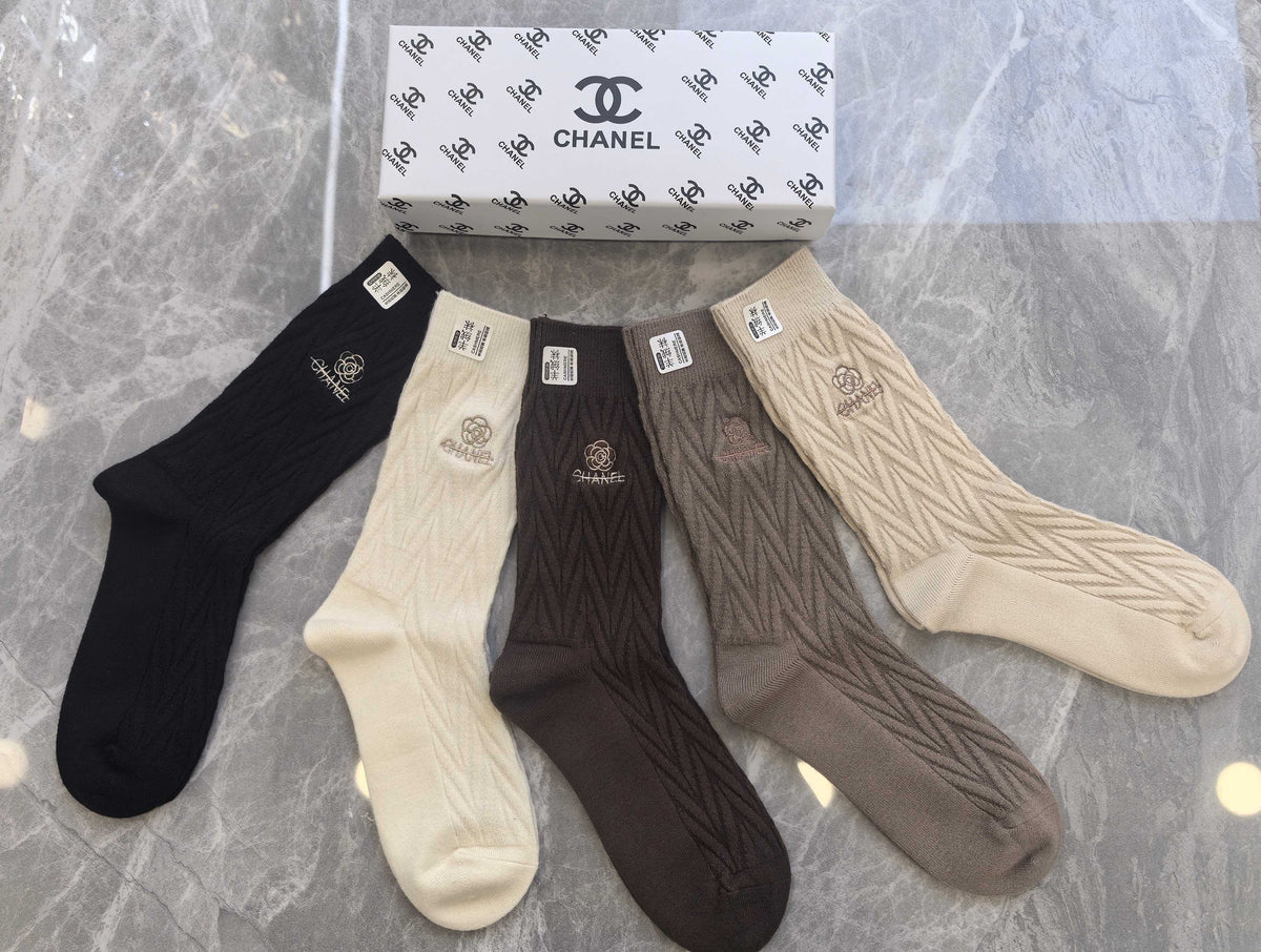 Chanel Short Socks - 5-Pair Pack