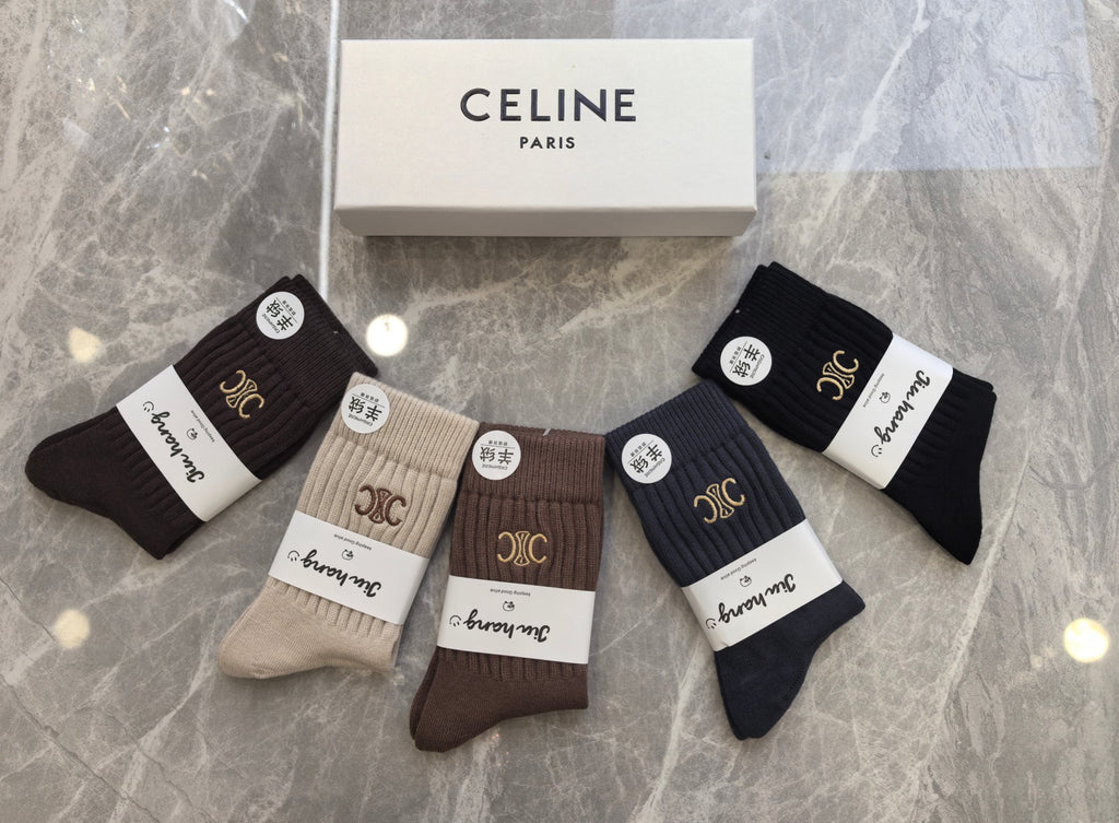 Celine Short Socks - 5-Pair Pack