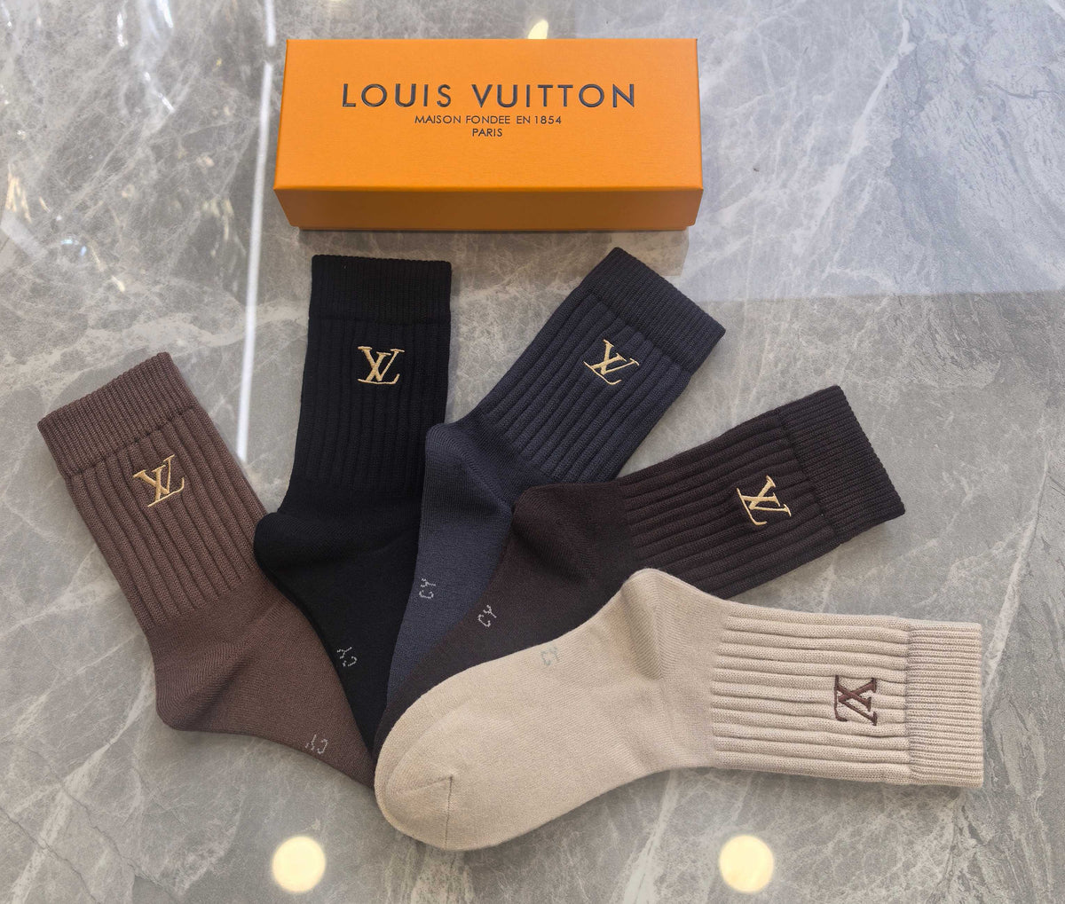 Louis Vuitton Short Socks - 5-Pair Pack