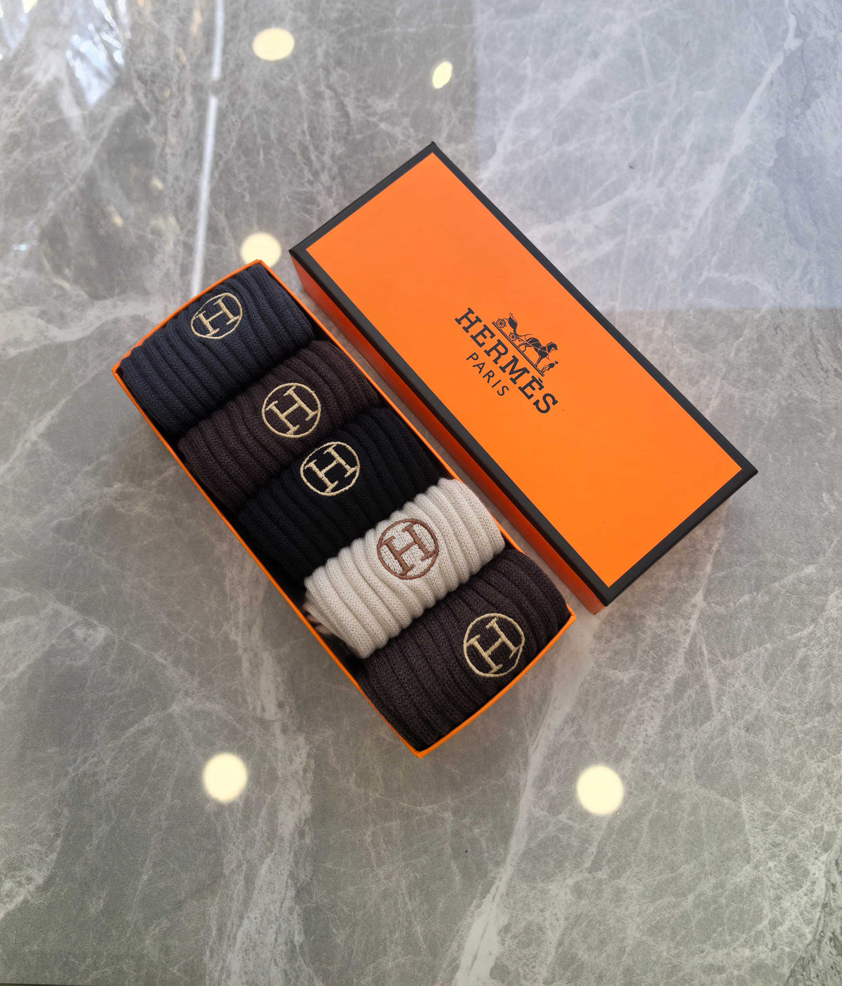 Hermes Short Socks - 5-Pair Pack