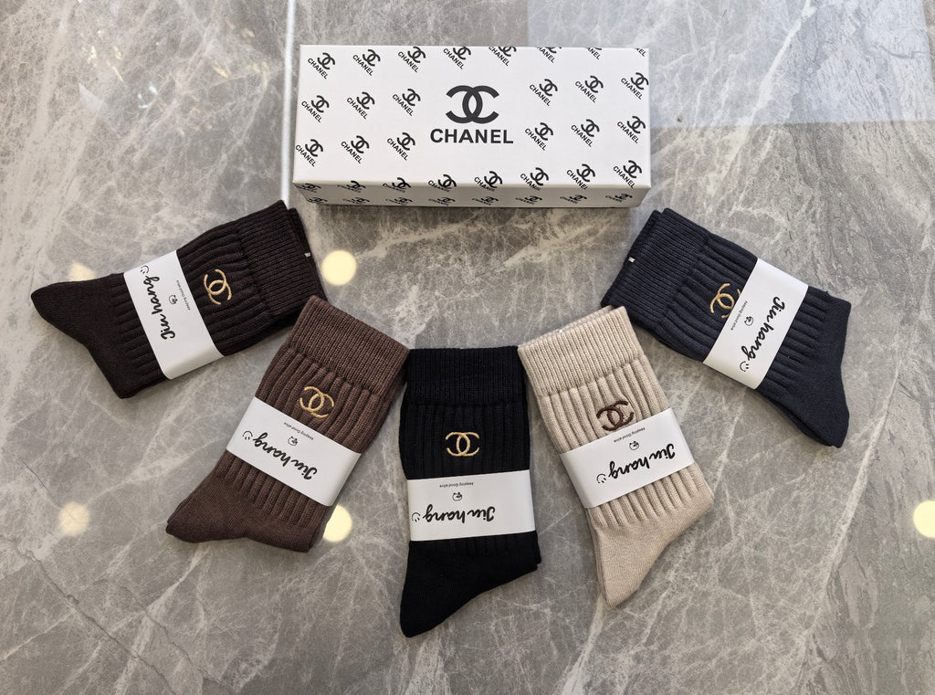 Chanel Short Socks - 5-Pair Pack