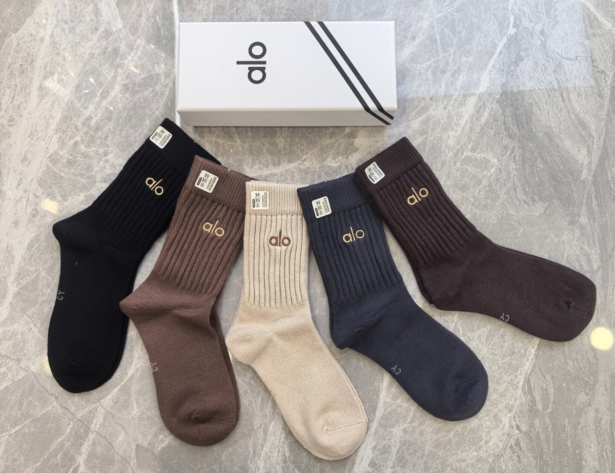 Alo Crew Socks - 5-Pair Pack