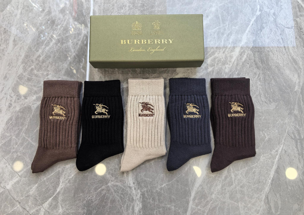 Burberry Short Socks - 5-Pair Pack
