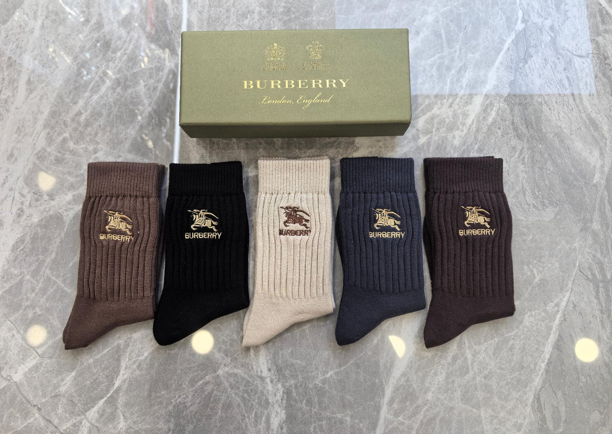Burberry Short Socks - 5-Pair Pack