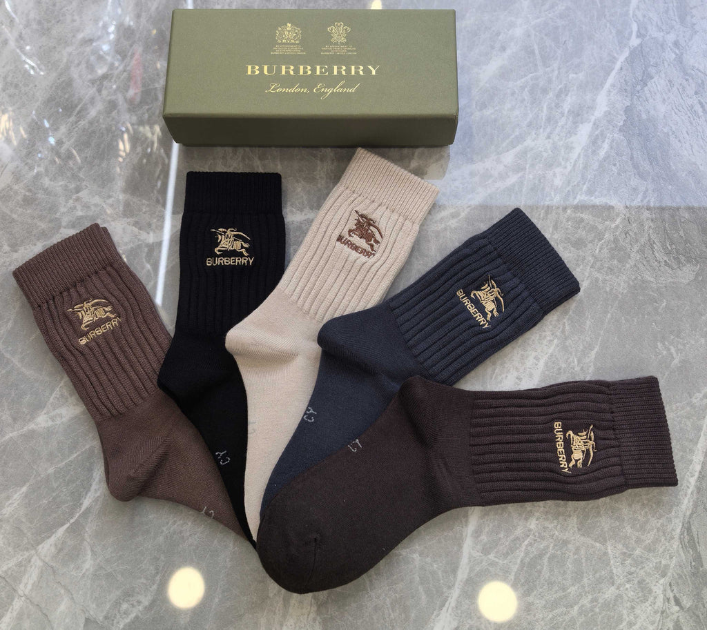 Burberry Short Socks - 5-Pair Pack