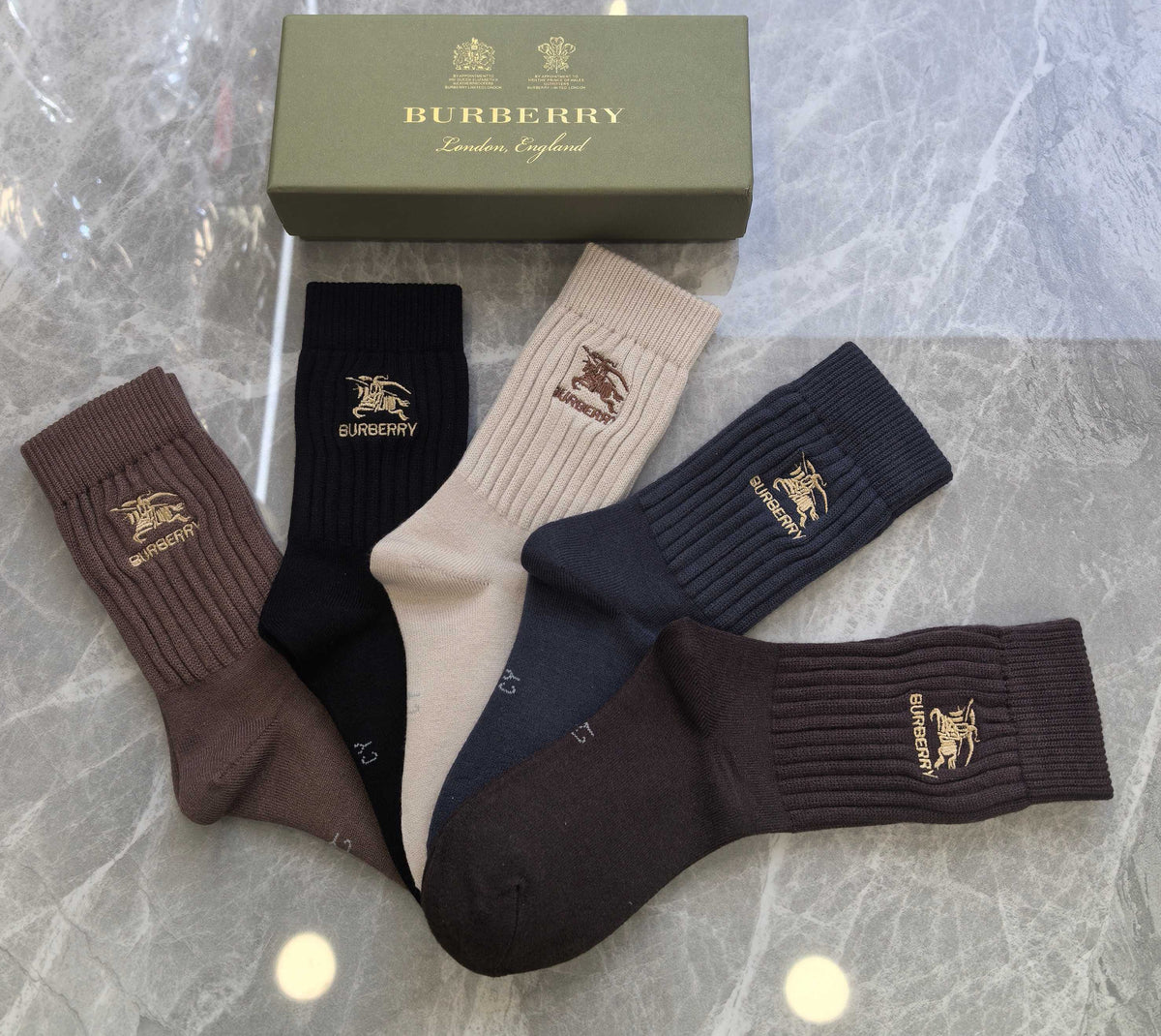 Burberry Short Socks - 5-Pair Pack