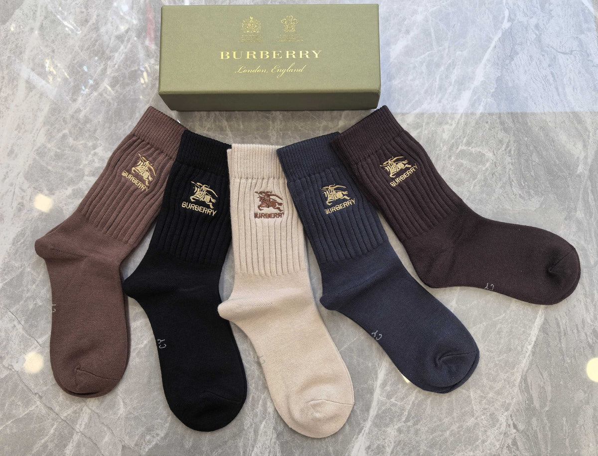 Burberry Short Socks - 5-Pair Pack