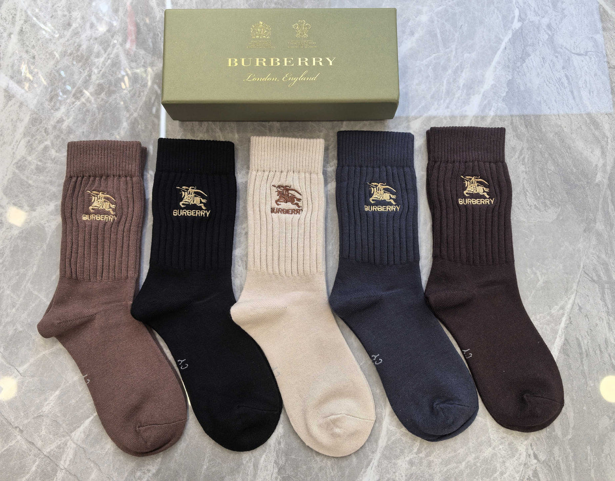 Burberry Short Socks - 5-Pair Pack
