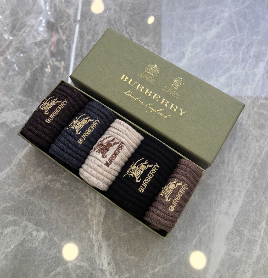 Burberry Short Socks - 5-Pair Pack