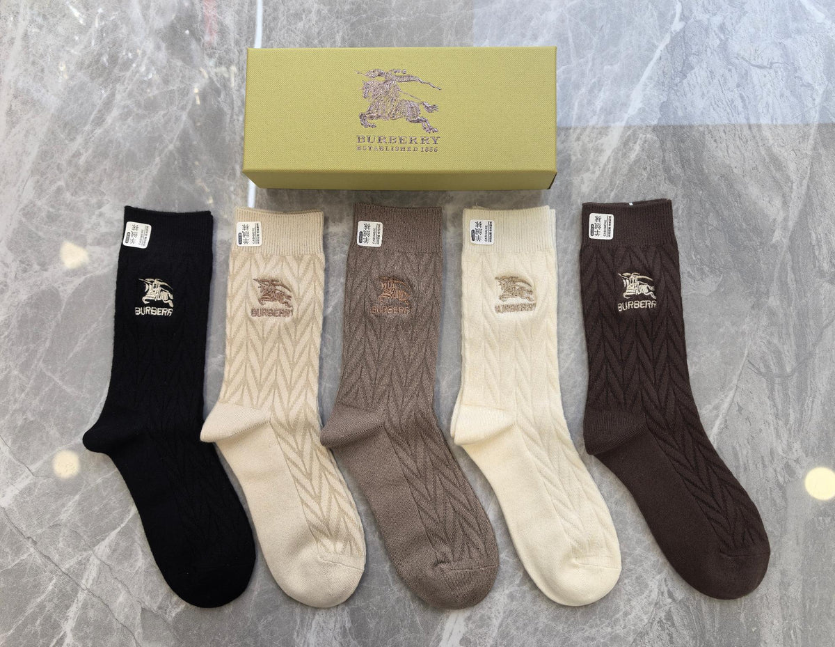 Burberry Short Socks - 5-Pair Pack