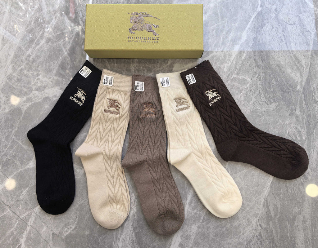 Burberry Short Socks - 5-Pair Pack