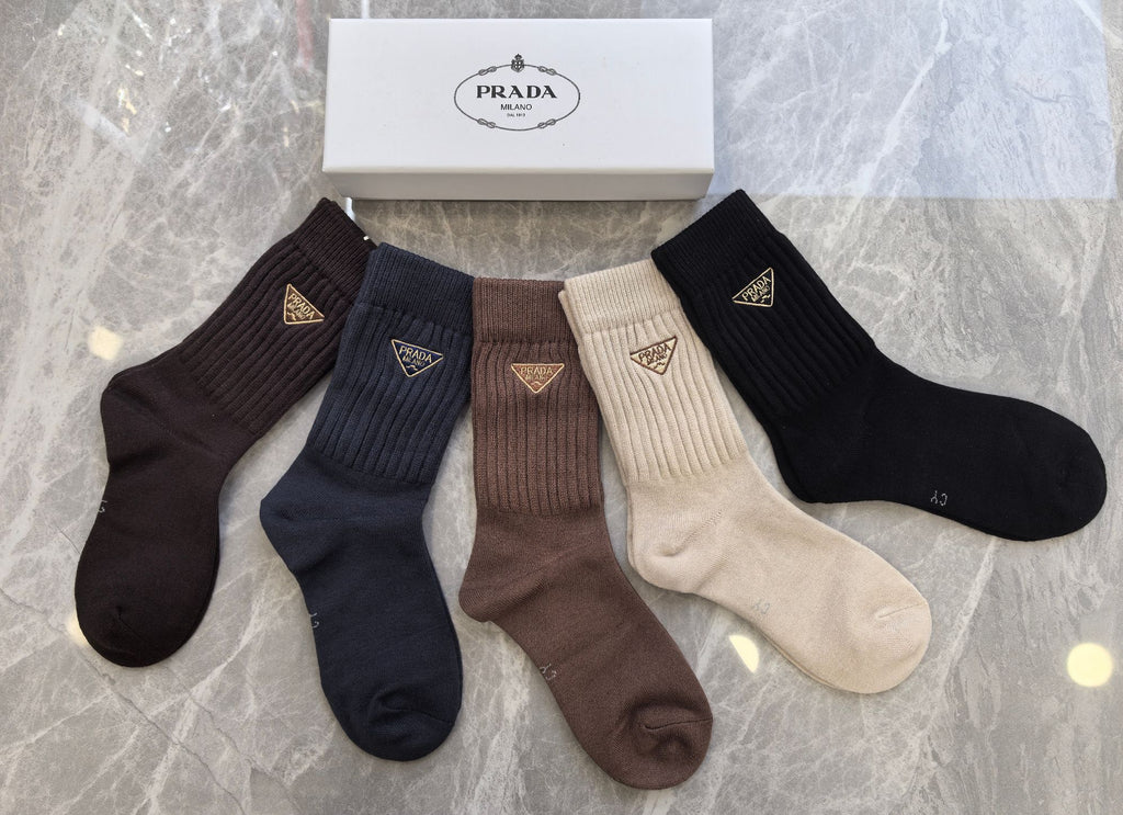 Prada Short Socks - 5-Pair Pack